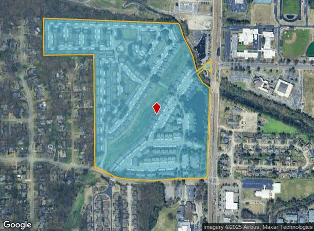 1955 N Germantown Pkwy, Cordova, TN Parcel Map
