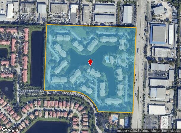  1000 Indian Trace Cir, West Palm Beach, FL Parcel Map