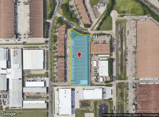  7120 Brittmoore Rd, Houston, TX Parcel Map