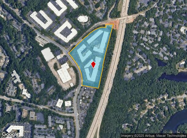  8605 Dunwoody Pl, Atlanta, GA Parcel Map