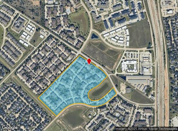  1660 Katy Gap Rd, Katy, TX Parcel Map