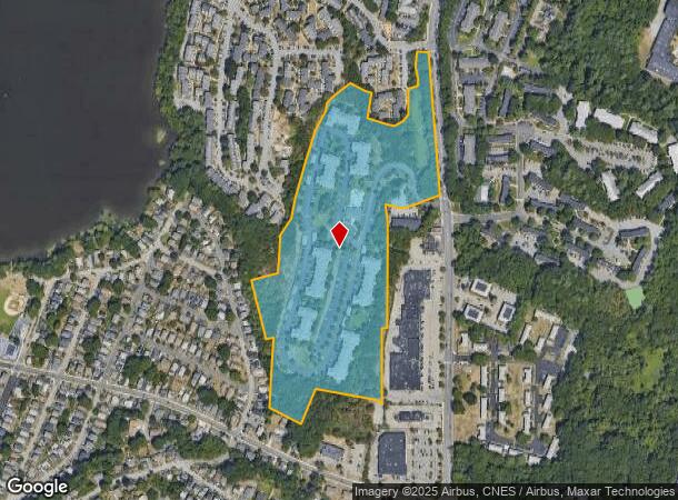  105 Ridge Ln, Waltham, MA Parcel Map