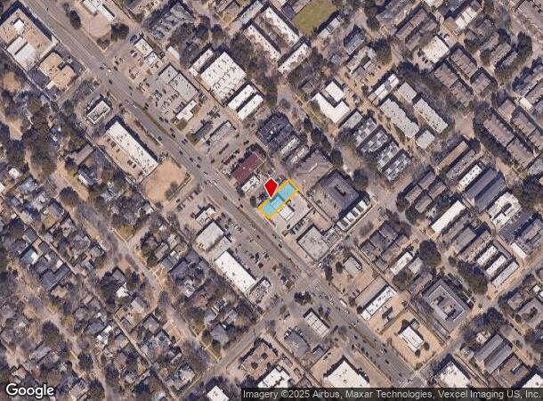  4322 Lemmon Ave, Dallas, TX Parcel Map