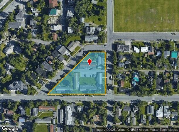 1015 Beech Ln, Anchorage, AK Parcel Map