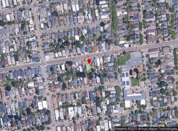 1640 Ashby Ave, Berkeley, CA Parcel Map