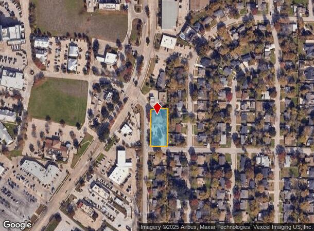 1125 S Ball St, Grapevine, TX Parcel Map