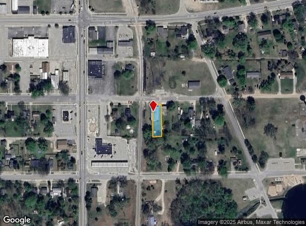  1268 E Newell St, White Cloud, MI Parcel Map
