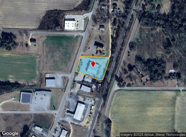  1342 Pine St, Unadilla, GA Parcel Map