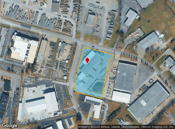  801 Commercial Ct, Murfreesboro, TN Parcel Map