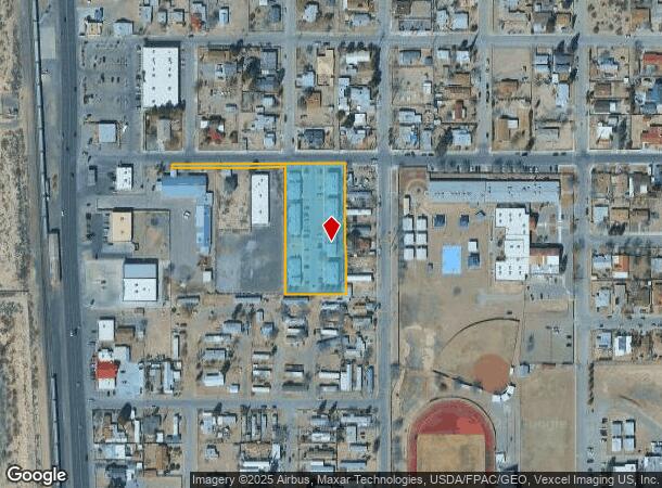 225 Poplar St, Anthony, TX Parcel Map