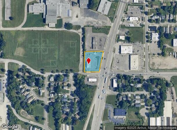  2015 N Larch St, Lansing, MI Parcel Map