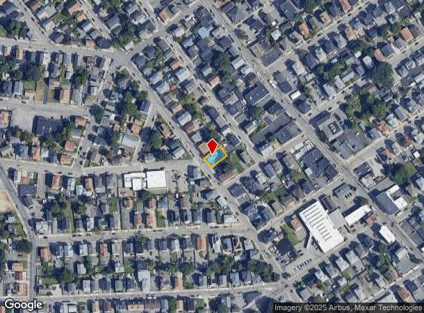  587 Pine St, Central Falls, RI Parcel Map