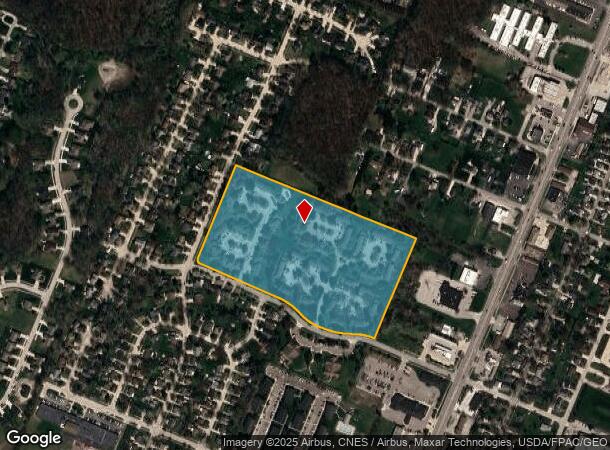 300 Twin Oaks Ct, Monroe, MI Parcel Map