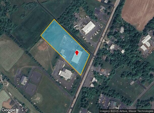  7036 Easton Rd, Pipersville, PA Parcel Map