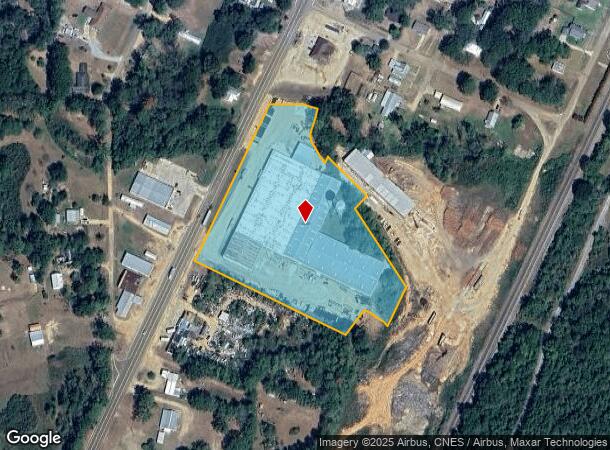  1044 Second St, Osyka, MS Parcel Map