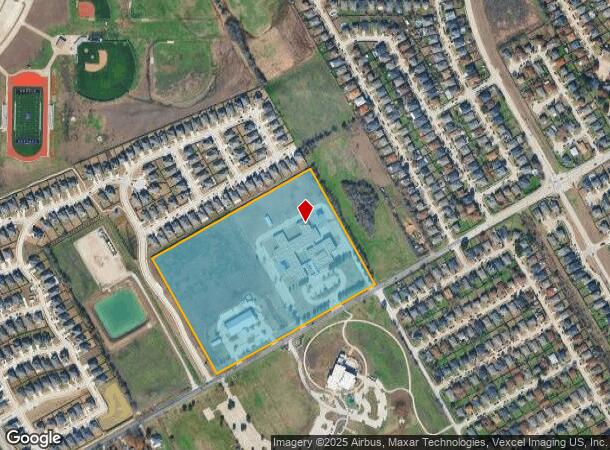 1201 Mansfield Webb Rd, Arlington, TX Parcel Map