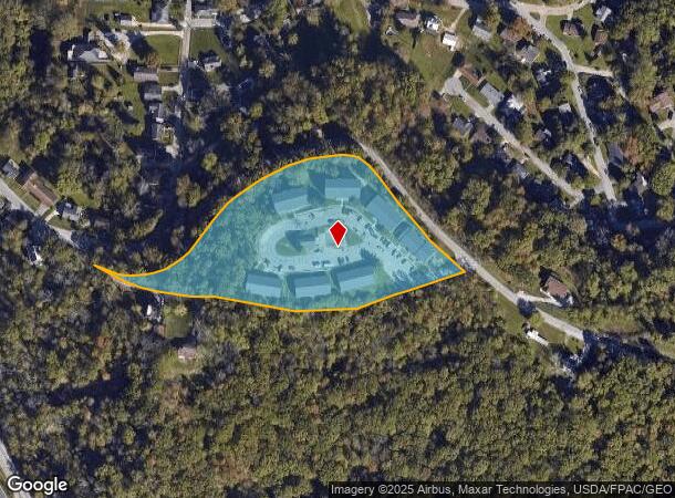  1400 Highland Dr, Saint Albans, WV Parcel Map