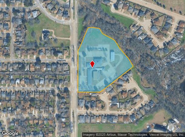  5371 New York Ave, Arlington, TX Parcel Map
