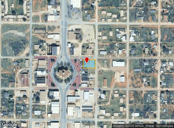 1101 E Court Plz, Anson, TX Parcel Map