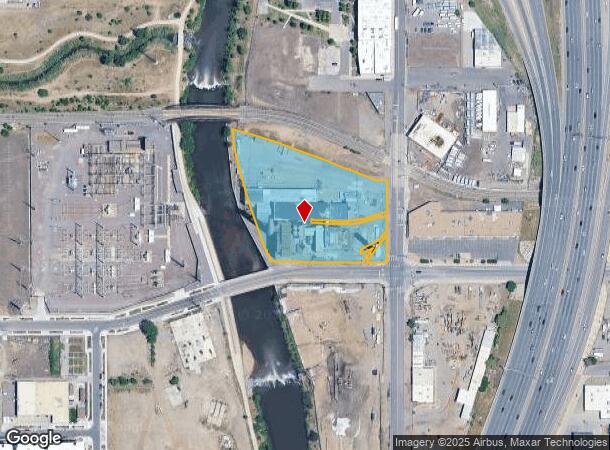 1349 Zuni St, Denver, CO Parcel Map