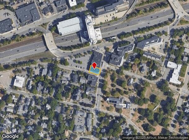  447 Centre St, Newton, MA Parcel Map