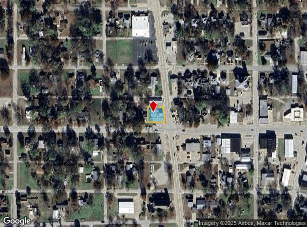 100 N Liberty St, Cherryvale, KS Parcel Map