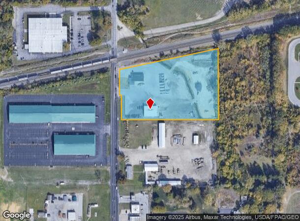  1529 Albon Rd, Holland, OH Parcel Map