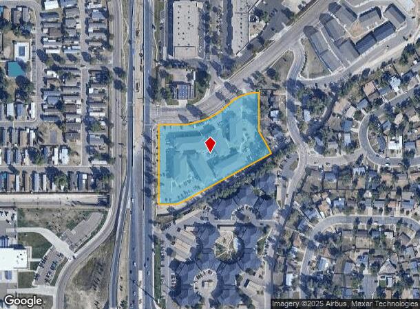  3815 Lakehurst Dr, Colorado Springs, CO Parcel Map