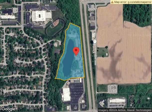  644 Lakeside Dr, Plainfield, IN Parcel Map