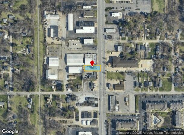  119 N Dixie Way, South Bend, IN Parcel Map