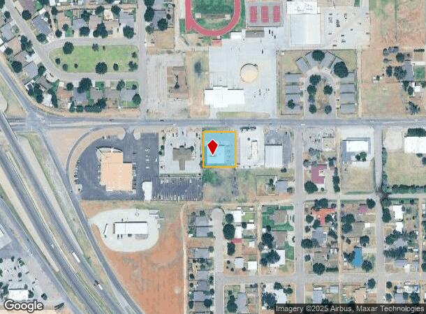  1555 W Division St, Slaton, TX Parcel Map