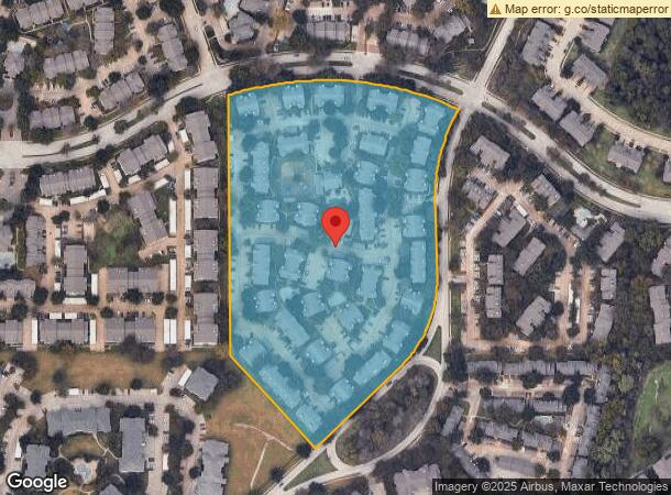  800 E Ash Ln, Euless, TX Parcel Map