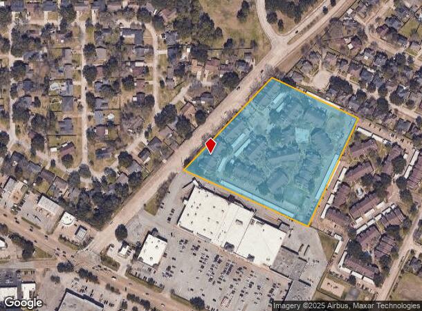  2525 Barry Rose Rd, Pearland, TX Parcel Map