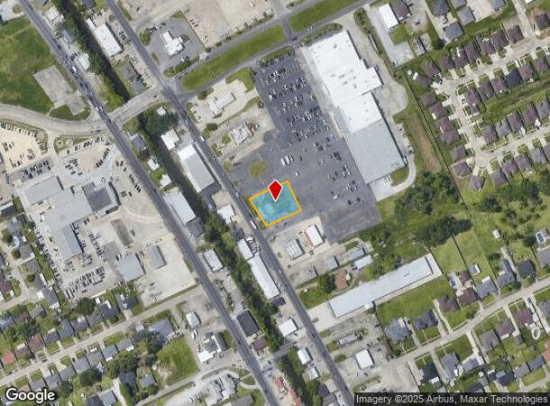 6447 W Park Ave, Houma, LA Parcel Map