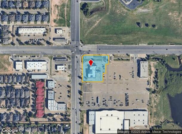9801 Indiana Ave, Lubbock, TX Parcel Map