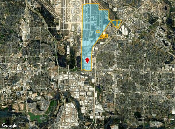 2901 E Airfield Dr, Irving, TX Parcel Map