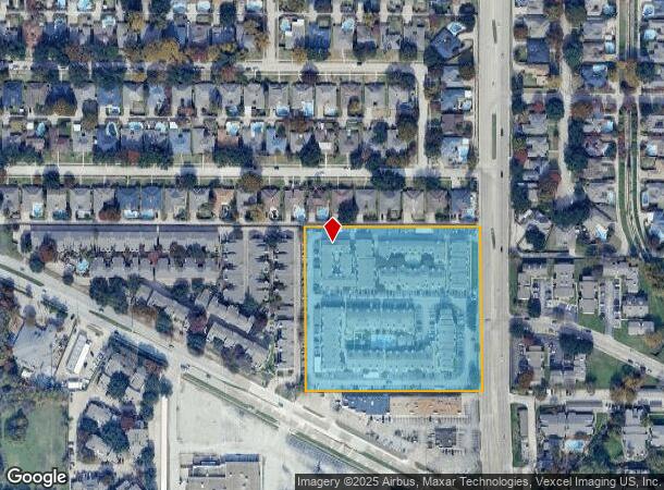 13015 Audelia Rd, Dallas, TX Parcel Map