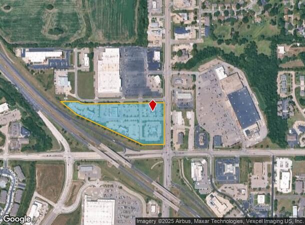 1223 Sw Wanamaker Rd, Topeka, KS Parcel Map