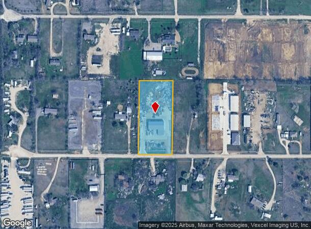 17357 Gaffield Rd, Justin, TX Parcel Map