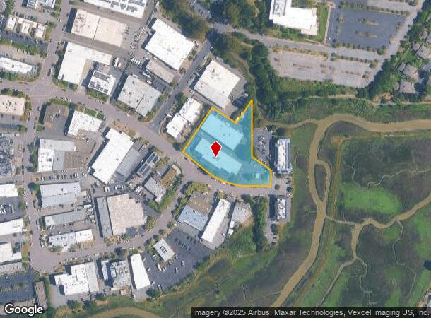 135 Mitchell Blvd, San Rafael, CA Parcel Map