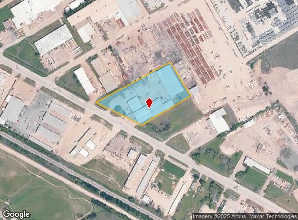 1810 S Kaufman St, Ennis, TX Parcel Map
