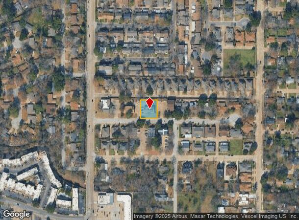 2405 Garden Park Ct, Arlington, TX Parcel Map