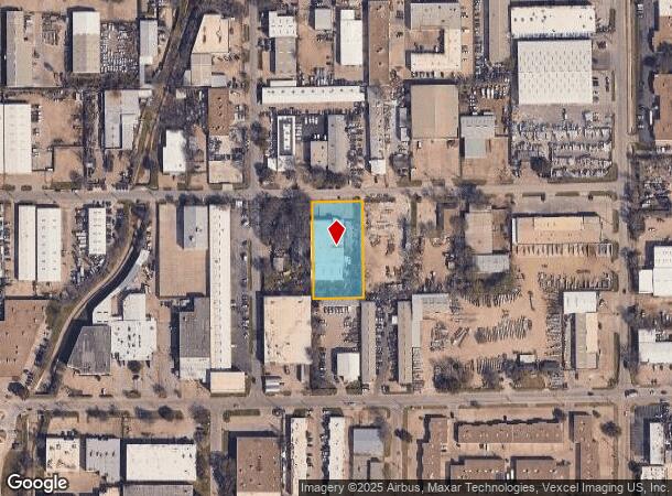  2520 Merrell Rd, Dallas, TX Parcel Map