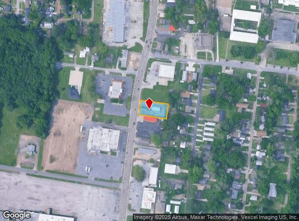  1940 Moss St, Lafayette, LA Parcel Map