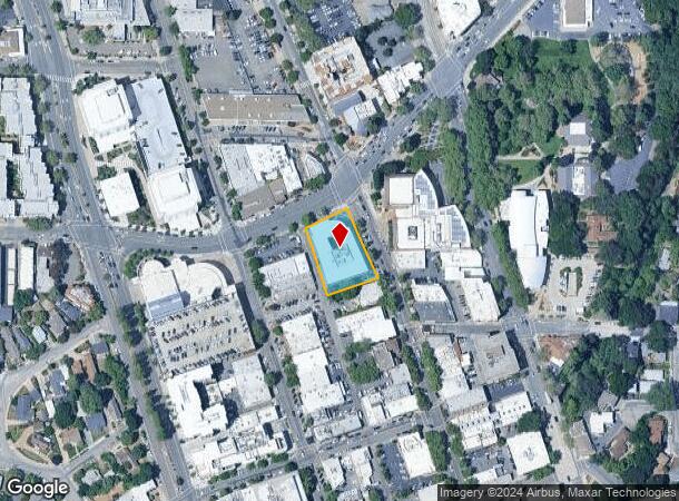  1655 N Main St, Walnut Creek, CA Parcel Map