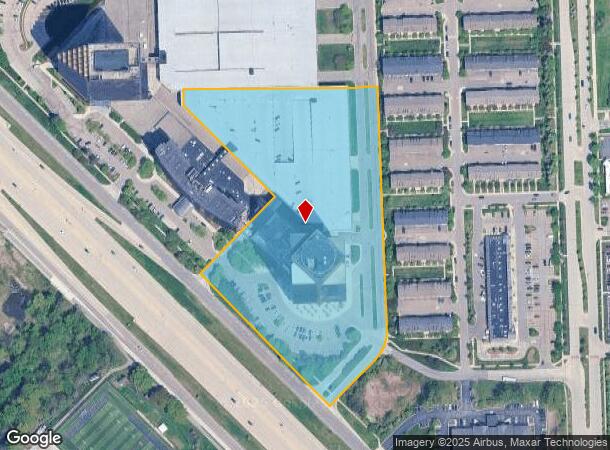 1000 Town Ctr, Southfield, MI Parcel Map