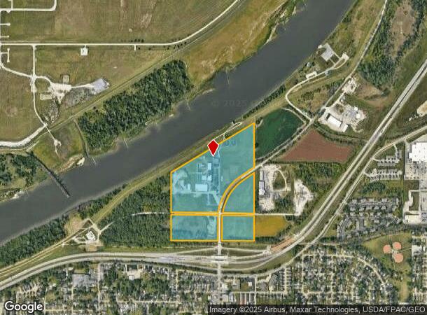 2000 N 25Th St, Council Bluffs, IA Parcel Map