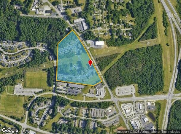  100 Woodbend Ct, High Point, NC Parcel Map