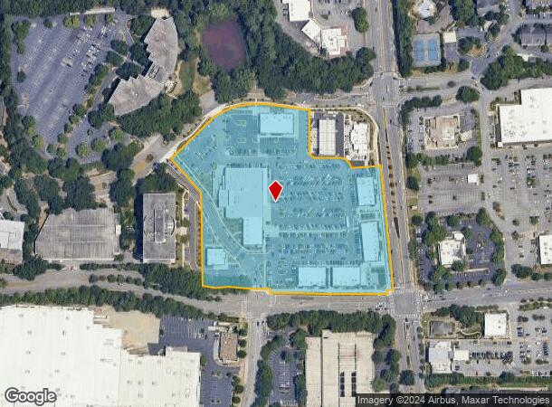  600 Ashwood Pkwy, Atlanta, GA Parcel Map