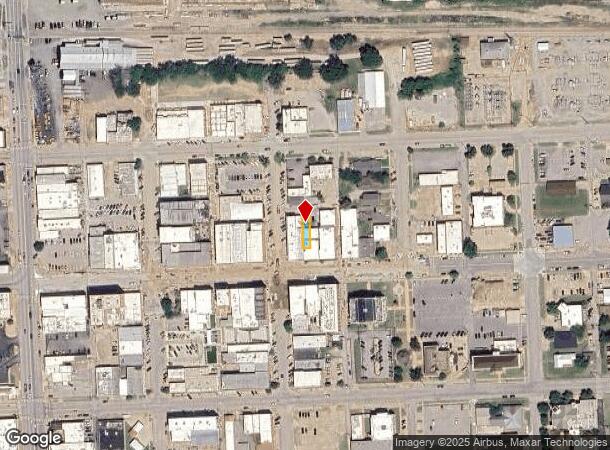  203 E Dewey Ave, Sapulpa, OK Parcel Map